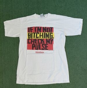 VINTAGE Logotel Check My Pulse Funny T Shirt OS